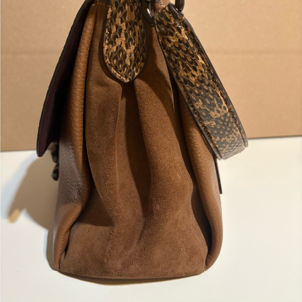 Coach May Shoulder Bag with Snakeskin Detail 4612 - Picture 10 of 13